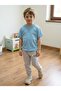 Boys' Basic Crew Neck T-Shirt and Jogger Sweatpants Set - 2