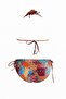 Triangle Beaded String Bikini Set - 4