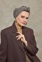 وشاح تينسل مونار بنمط متاهة باللون الأزرق الداكن 90×90 - 2