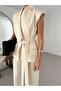 Side-Tie Women's Vest and Trouser Set - 6