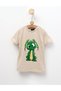 Tricou Moon Dragon, model bej