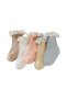 Sosete Frilly Ruffle maro - 3