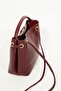 Women's Venty Cherry Color Gold Buckle Hand and Shoulder Bag - 3