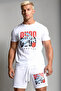 Premium 100% Cotton Oversize Minimal Design Unisex Shorts and T-Shirt Two-Piece Set - 6