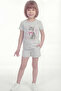 Girl's Printed Double Set B14 - 2