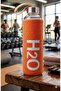 Borosilicate Glass Flask with Cover – 600 ml -Orange - 3