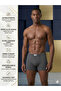 Men's Towel Waistband Anthracite Modal Lycra Flexible Soft Textured Breathable Boxer