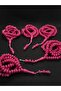 Pink Plastic Stone 99-Grain Prayer Beads, Five-Piece Bulk Pack, Pink 99-Piece Prayer Beads, 5 Pieces