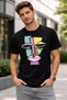 Unisex Oversize T-Shirt Painted Face Printed 100% Cotton T-Shirt Comfortable Fit