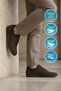 Brown Nubuck Genuine Leather Gel Sole Anatomical Men's Casual Shoes 418 m