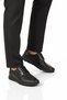 Premium Black Genuine Leather Anatomical Men's Casual Shoes 506 m