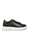 Black and White Lace-Up Lightweight Flexible Men's Casual Shoes 554 m - 2