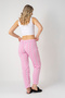 Cotton Thin Breathable Fabric Ribbon Waist Detail Pocketless Women's Pajama Bottoms - 6