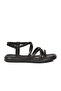 Black Lightweight Flexible Women's Sandals S-20 Z - 3