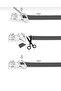 3.5 cm Black Latch Automatic Belt - 6