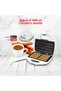 750W Electric Churros Maker Machine with 8 Holes, Non-Stick Coating & Automatic Temp Control (White) - 4
