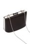 Women's 5 cm Stone Embellished Evening Dress Shoes and Black Stone Bag Set - 6