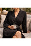 Double Layered Thin Muslin Fabric Women's Dressing Gown / Kimono - 4