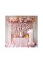 Retro Pink 1 Year Old Number Foil Balloon 34 Inch