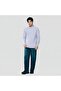 Men’s Cotton Slim Oxford Shirt with Embroidery - 6