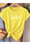 تي شيرت قطني كبير الحجم برقبة دائرية للجنسين