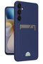 Zengemtx Galaxy A25 5g Case Kelvin Silicone with Business Card Holder (225236) - Navy Blue