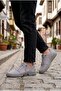 Noka Adrıan Printed Detailed Linen Men's Shoes with Rubber Laces - 2