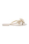 Harmonic Petals Ad Women'S-Girls' Flip Flops 37818-Cream - 2
