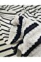 Black and White Knitted Fabric 150X230Cm - 3