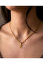 Women's Twisted Chain E Letter Steel Necklace Does Not Tarnish