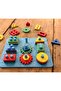Montessori Educational Toy Gear Puzzle |   Shape and Color Matching Developmental Toy / Pla Bioplastic - 7
