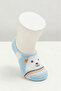 Baby Boy 2-Pack Cotton Sock Set - 2 Pairs (4 Pieces) with Cute Figures and Stripes - 2