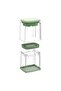 Manual Vegetable Chopper & French Fry Cutter - Multi-Dicer with Stainless Steel Blades & Container - 6