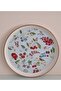 Emaye Evi̇m 33 cm Enamel Presentation Tea Tray Decorative Item - 3