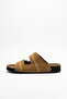 Men's Double-Strapped Daily Slippers with Velcro, Comfortable Sole, Lightweight Sole, Summer Modern Comfortable Slippers - 3