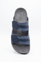 Men's Double-Strapped Daily Slippers with Velcro, Comfortable Sole, Lightweight Sole, Summer Modern Comfortable Slippers - 3