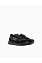 Unisex Low-Top Comfortable Sole Suede Detailed Logo Patterned Leather Black-Gold Sneaker 7X000380 Af - 2