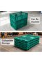 52L Heavy Duty Collapsible Plastic Storage Crate, 5pcs - 2