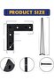 4Pcs Set Black Hairpin Furniture Legs, 40" Metal Table Legs with Rubber Floor Protectors for - 3