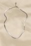 Stylish 316L Steel Silver Color 45 cm Italian Chain Model Women's Necklace Teachers Mothers Valentine's Day