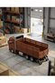 19cm Detailed Open-Body Logistics Themed Toy Pickup Truck with Pull-Back Mechanism - 4