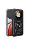 Armor CamShield Ring Honor Magic8 Lite Case, Camera Flap, Rigid Structure, Black