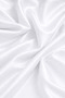 White Matte Satin Fabric, 150 cm Wide