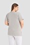 Cotton Short Sleeve Maternity T-Shirt in Gray 3-Pack – Soft and Comfortable Maternity Wear - 5