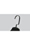 Wooden (Black Nickel Hook) Clothes, Shirts, Blouses Hanger Black Color 8 Pieces - 2