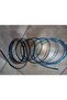 Shiny Blue Nickel Plated Ribbed Torpedo Strip 5 Meters - 3