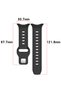 Strap for Galaxy Watch, Techsuit, Silicone, Gray - 3