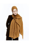 60% Floss 40% Cotton Alia Italik Shawl_Mustard - 2