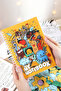 دفتر ملاحظات حلزوني بغلاف سميك من Little Monsters World مقاس A5 و64 ورقة ورقية مدببة الحواف - 4