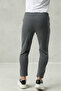 Relax Ti̇me Men's Compact Combed Cotton Zippered Sweatpants - 4